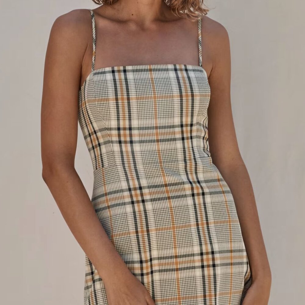 Wilfred new classic mini dress Smocked mini dress